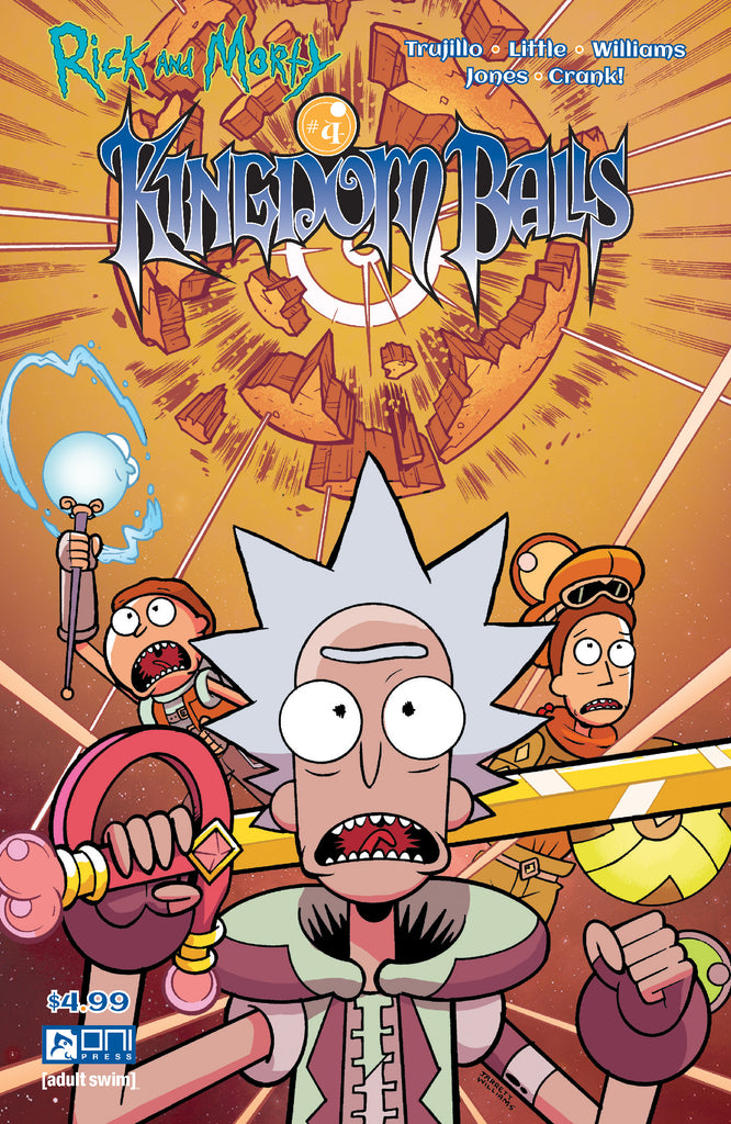 Inside Illustration of Rick and Morty Comics